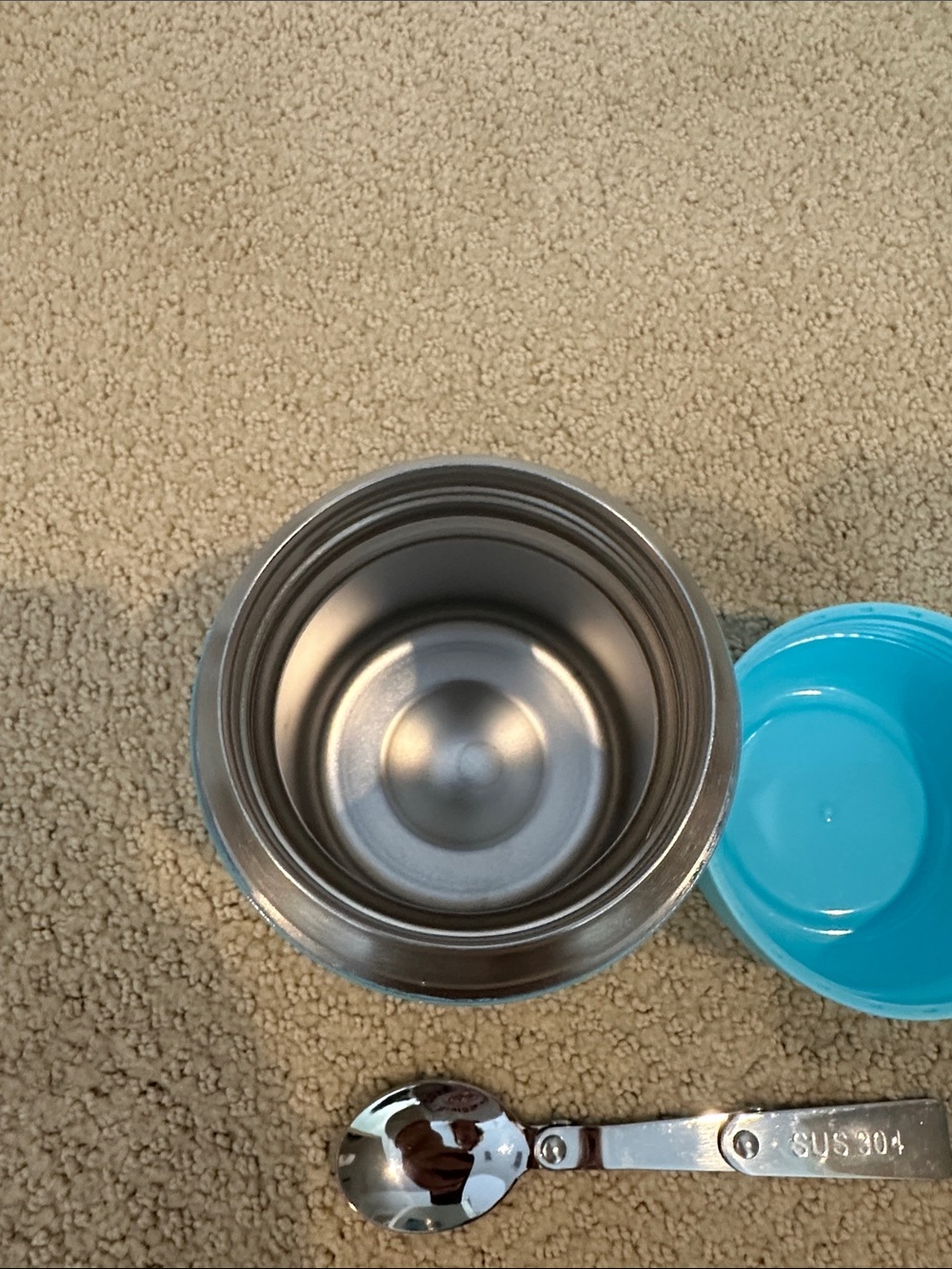 Turquoise Insulated Food Container - Turquoise - Picture 4 of 5